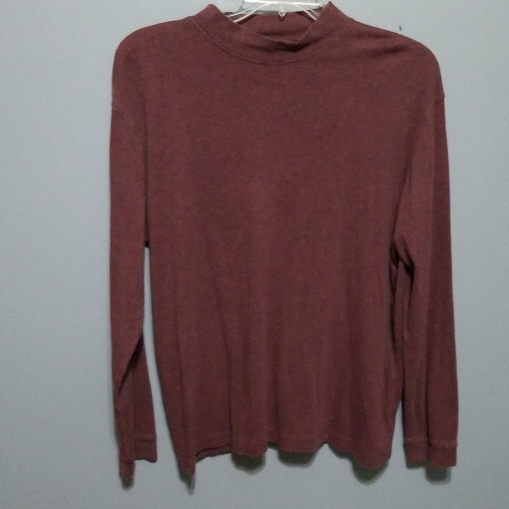 Croft & Barrow long sleeve merlot shirt size XL